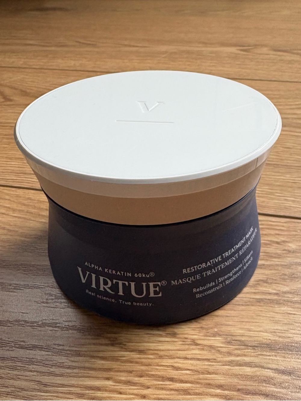Virtue Restorative Hair Treatment Mask - White & Dark Blue